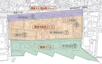 青木南地区まちづくり協定区域図