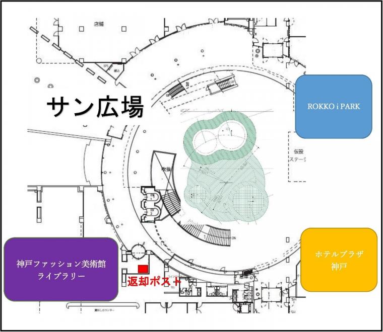 ファッション美術館返却ポスト設置場所