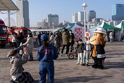 消防団展示ブース